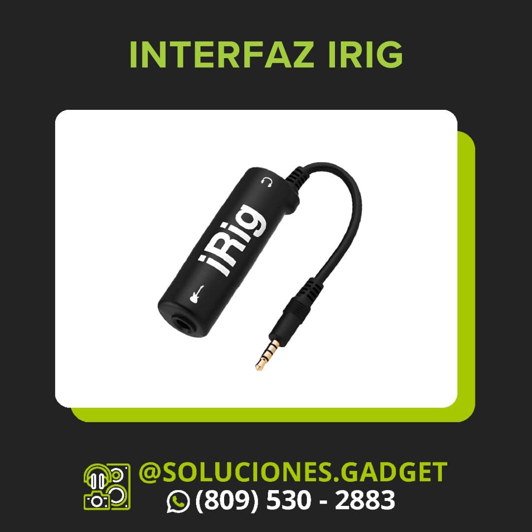 IK Multimedia iRig — Interfaz de Audio para Grabar y Transmitir desde tu Android