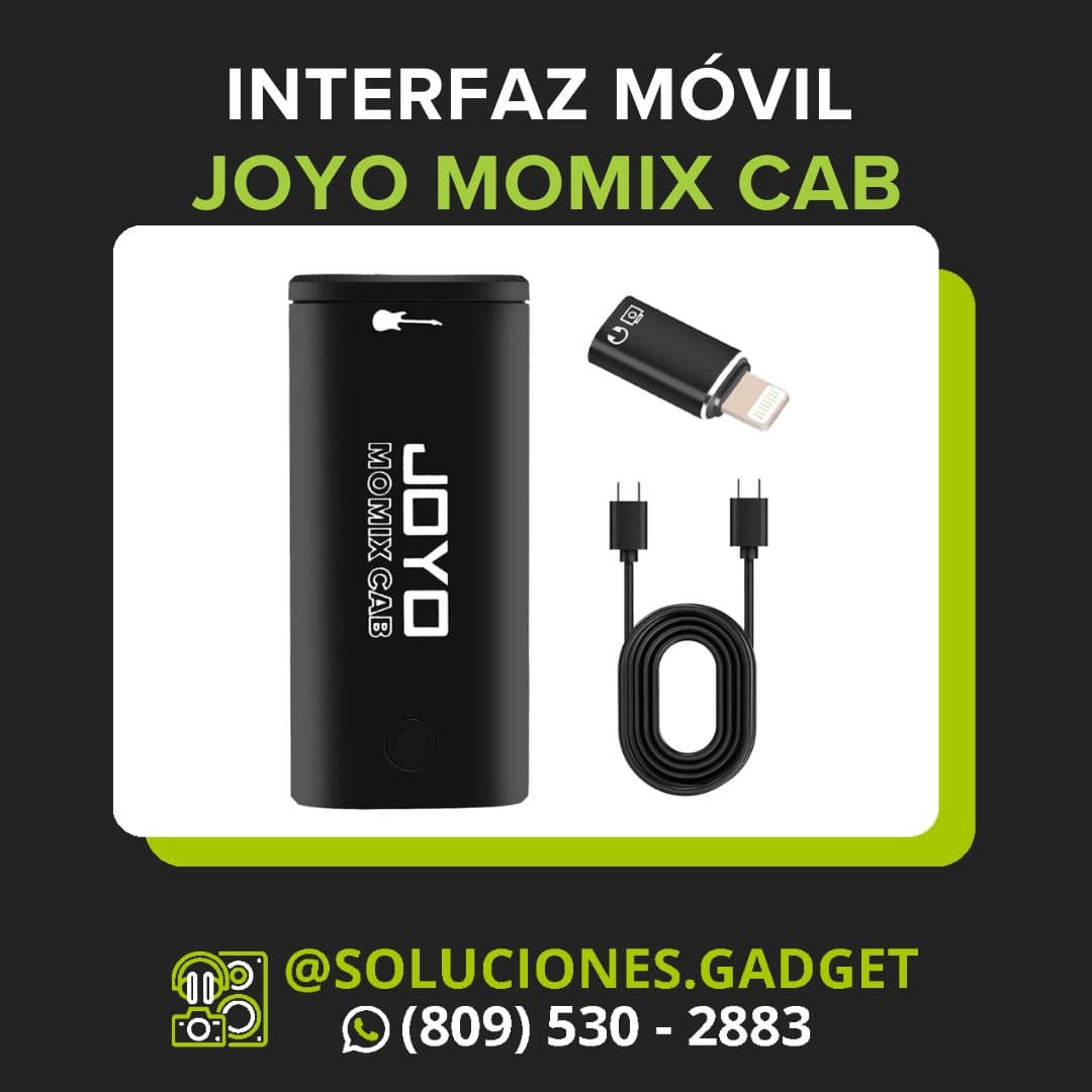 Joyo Momix Cab — Interfaz de Audio USB para Grabación y Streaming desde tu Celular