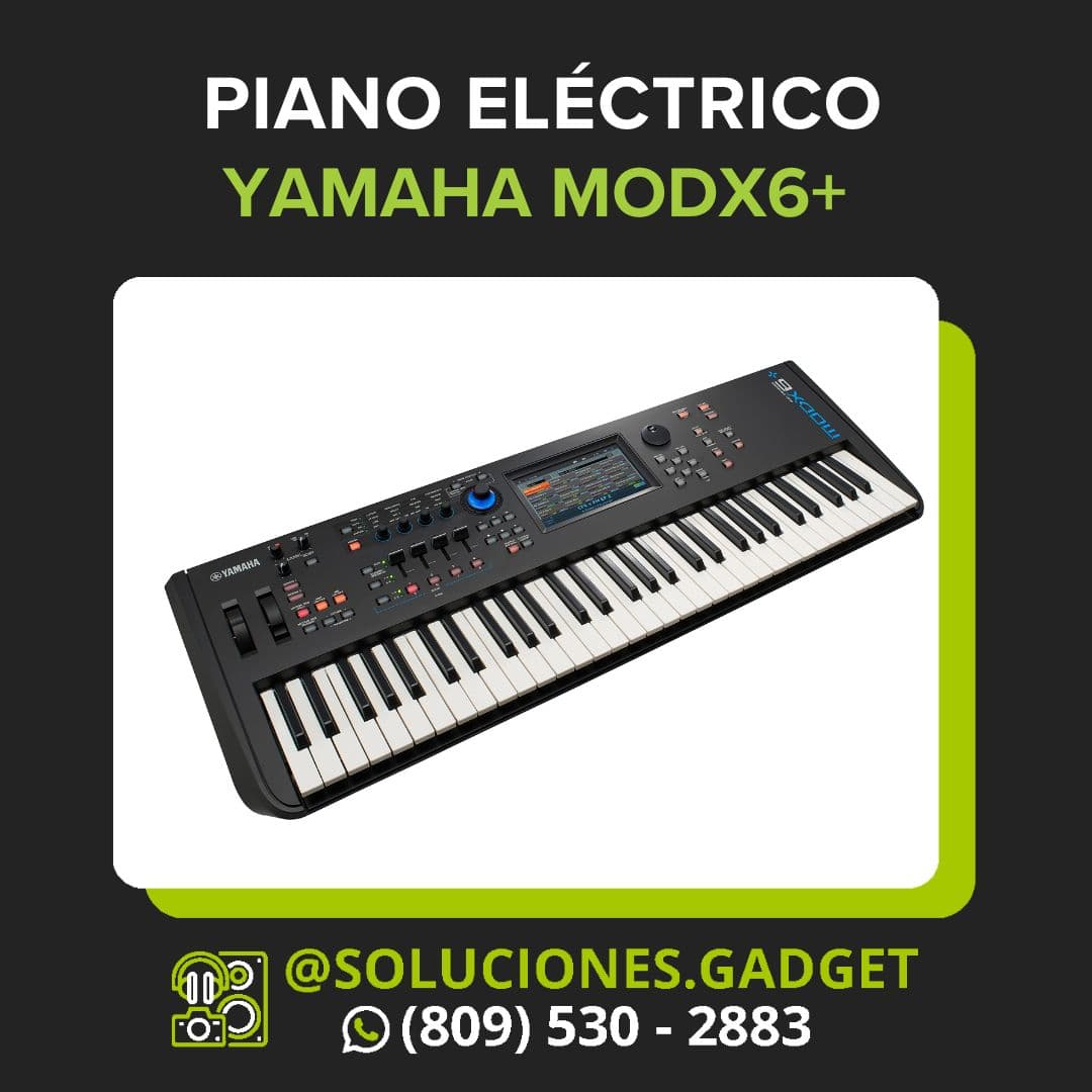 Yamaha MODX6+ — Sintetizador de 61 Teclas con Motor de Sonido AWM2 y FM-X