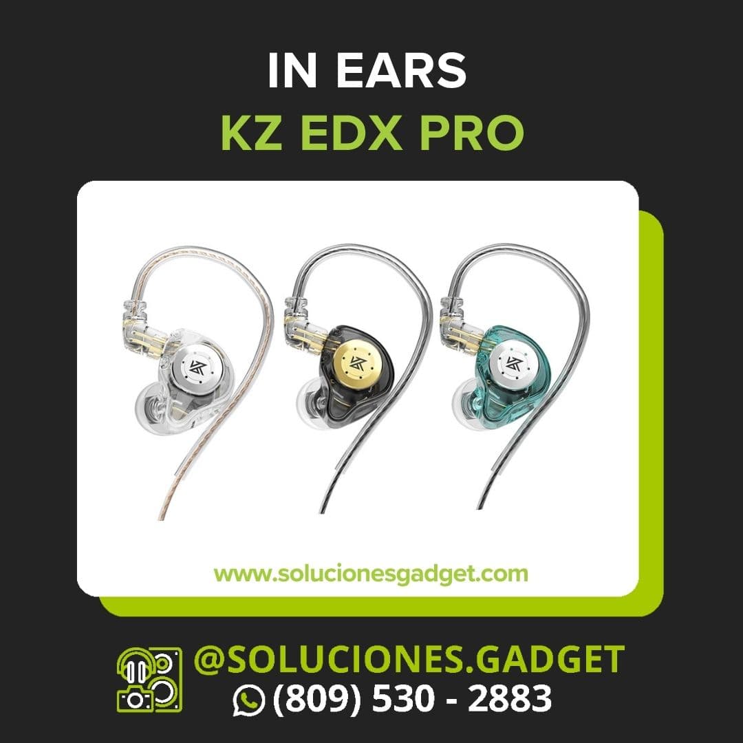 KZ EDX Pro — In-Ear Monitor de 1 Driver Dinámico para Músicos y Audiófilos