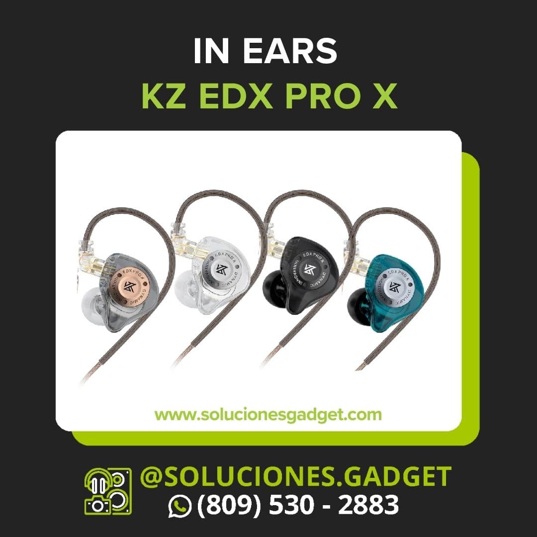 KZ EDX Pro X — In-Ear Monitor de 1 Driver Dinámico Mejorado para Músicos