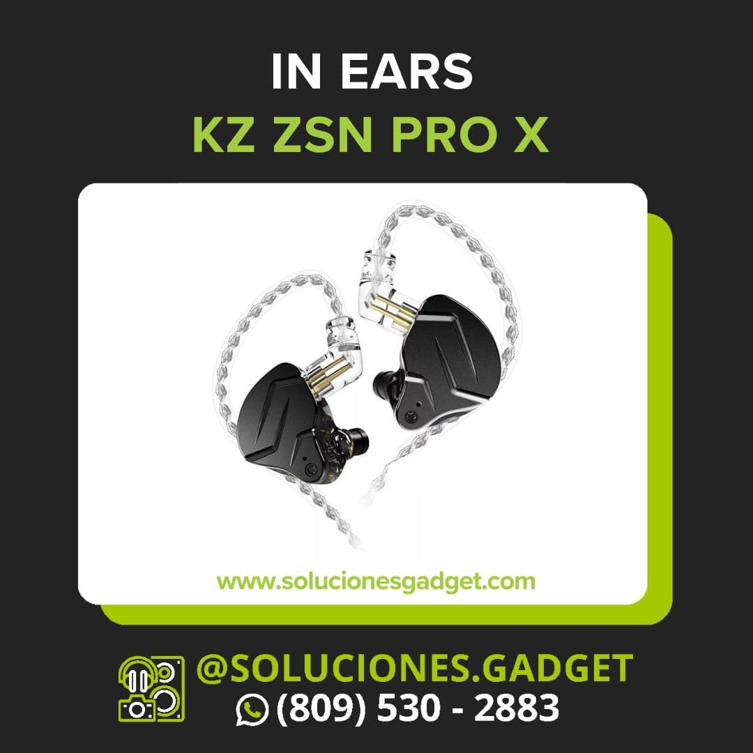 KZ ZSN Pro X — In-Ear Monitor Híbrido 1DD+1BA para Músicos e Iglesias