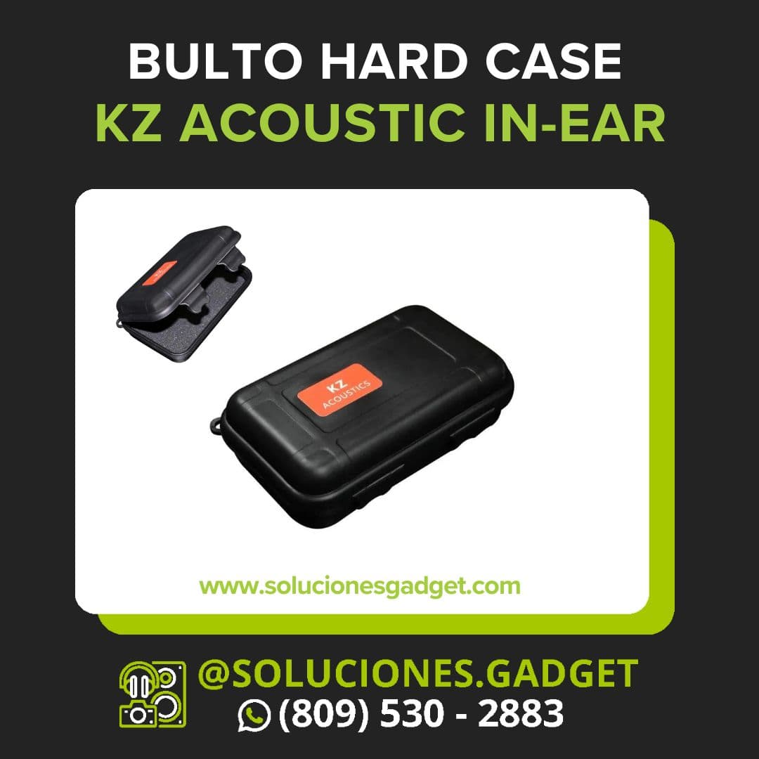 KZ Hard Case — Estuche Rígido de Protección para In-Ears y Accesorios