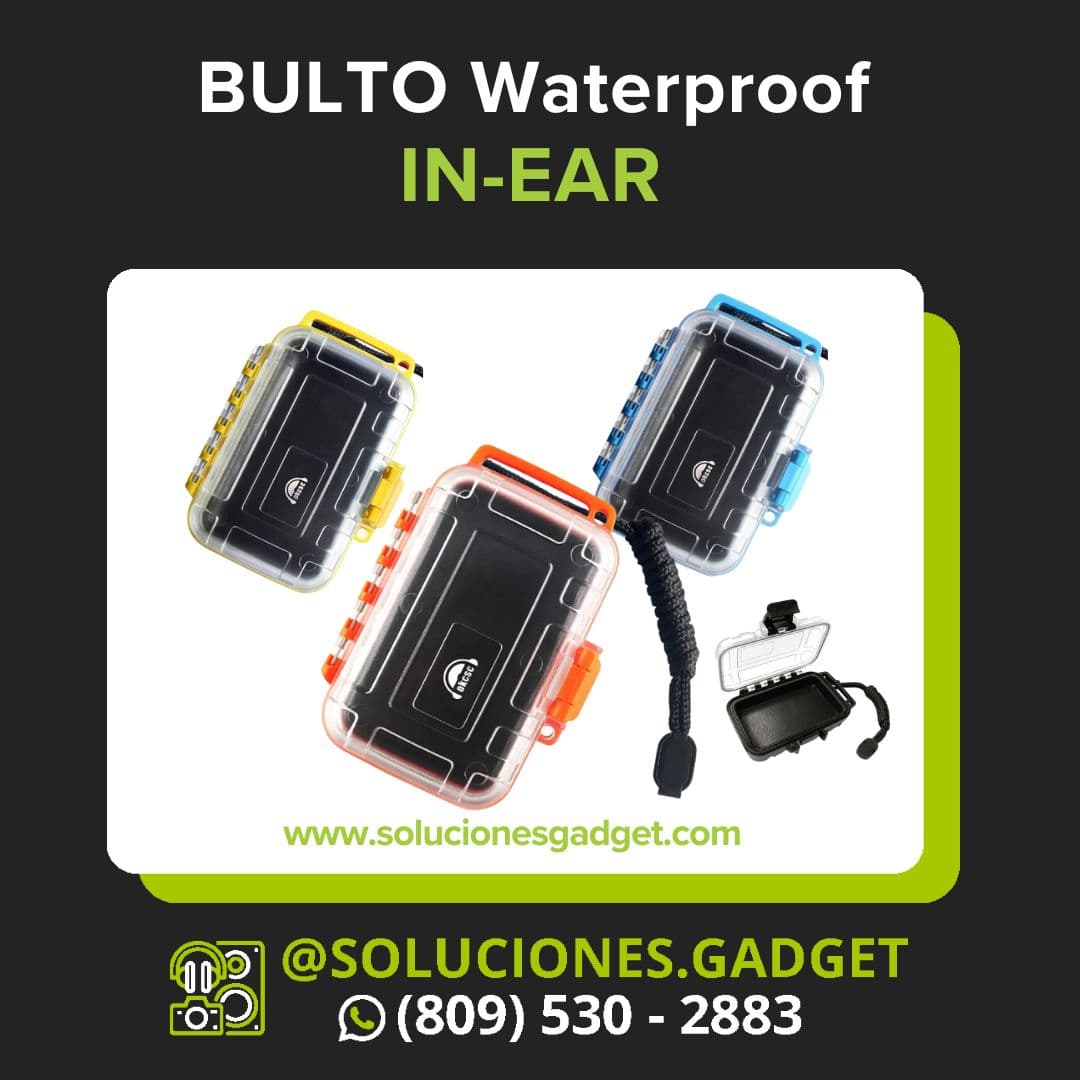 Estuche Waterproof para In-Ears — Protección Total contra Agua, Golpes y Polvo