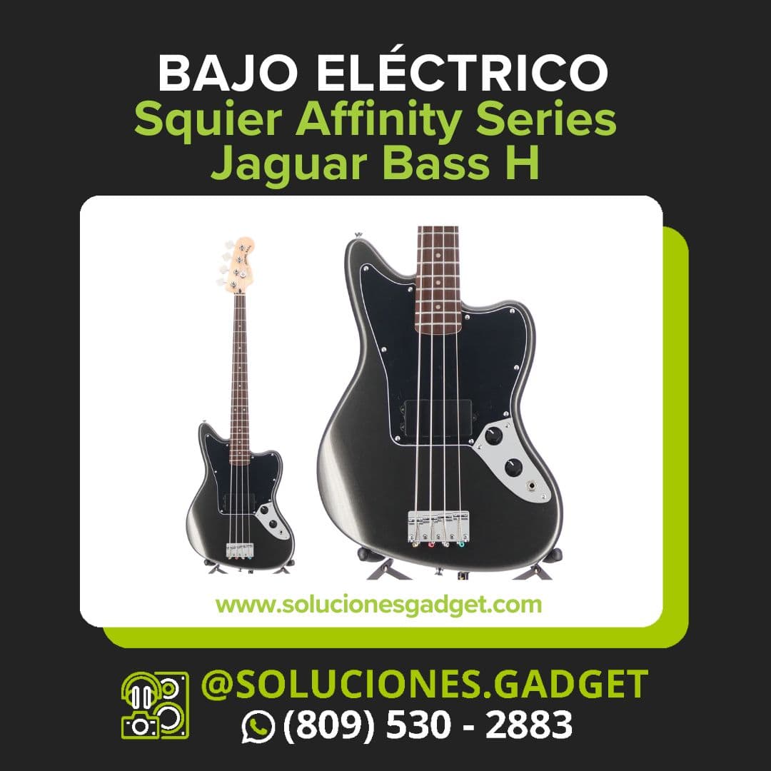 Squier Affinity Series Jaguar Bass H — Bajo Eléctrico de Cuerpo Sólido
